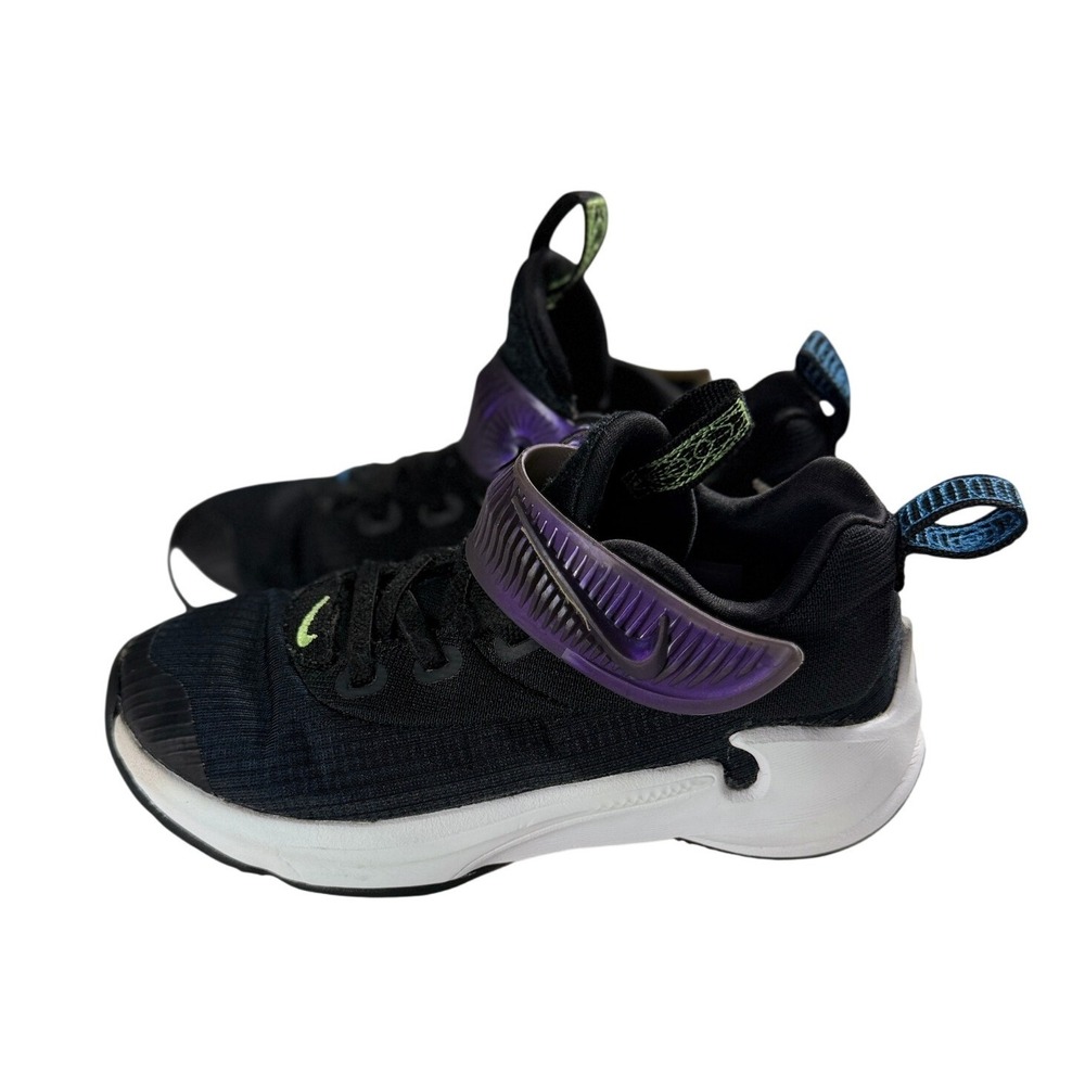 Nike Giannis Immortality Kids Basketball Shoes Black Purple 12C DB4156-001